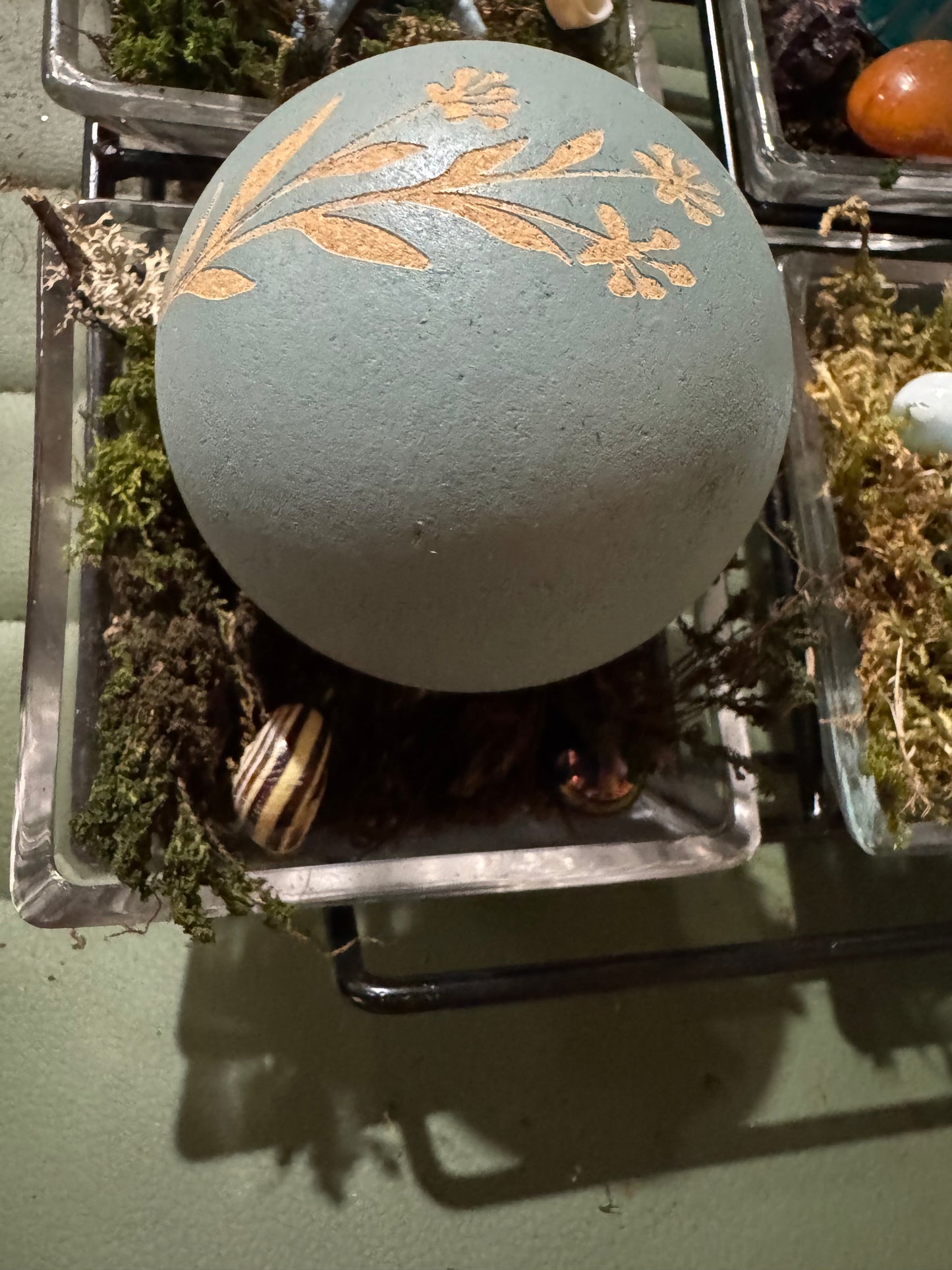 Four Elements Garden – Moss Altar for Earth, Air, Fire & Water