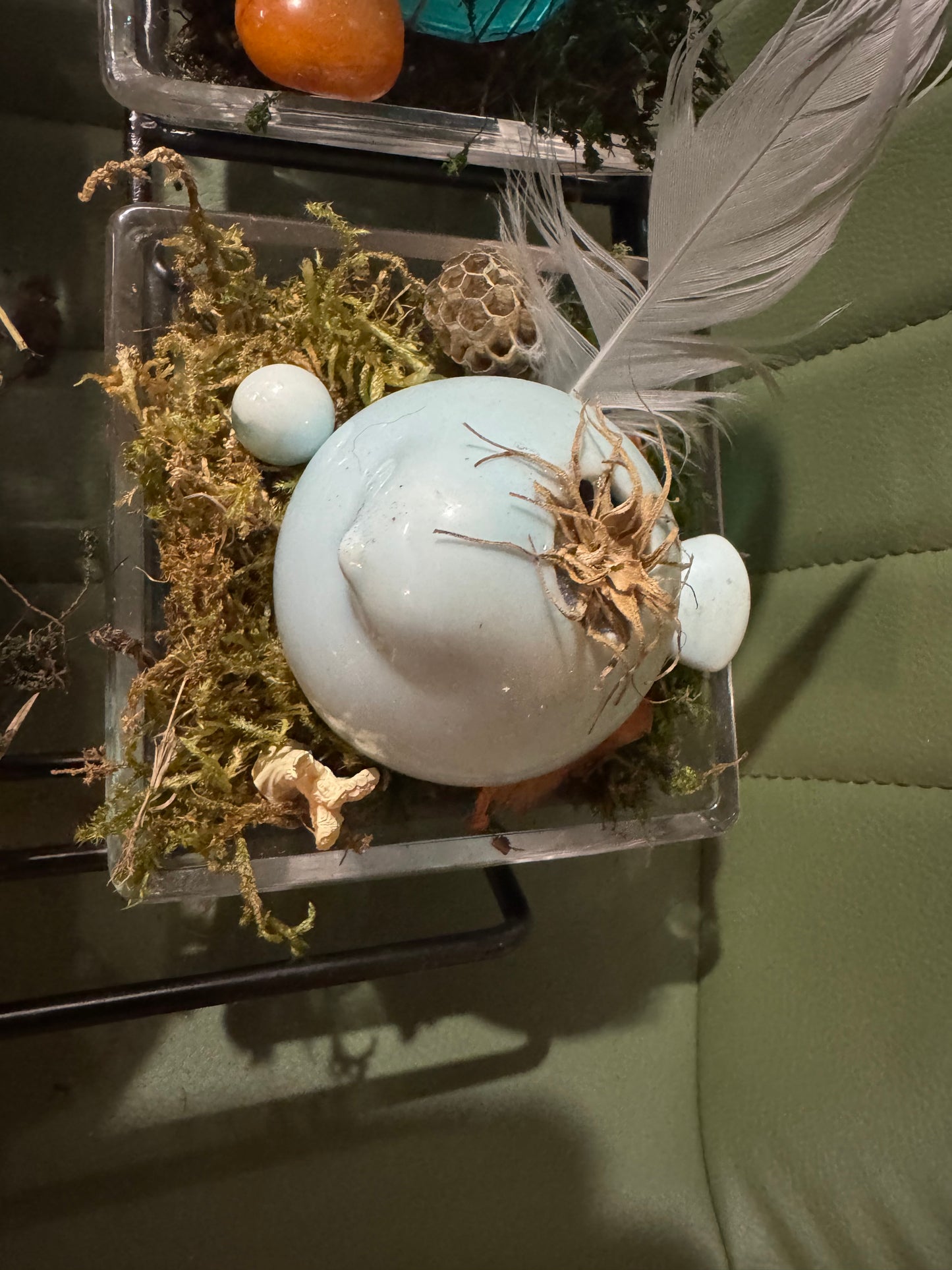 Four Elements Garden – Moss Altar for Earth, Air, Fire & Water